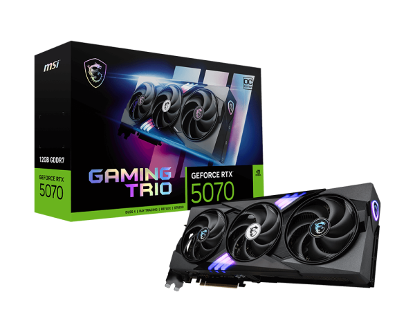 MSI GeForce RTX™ 5070 12G GAMING TRIO OC Graphics Card