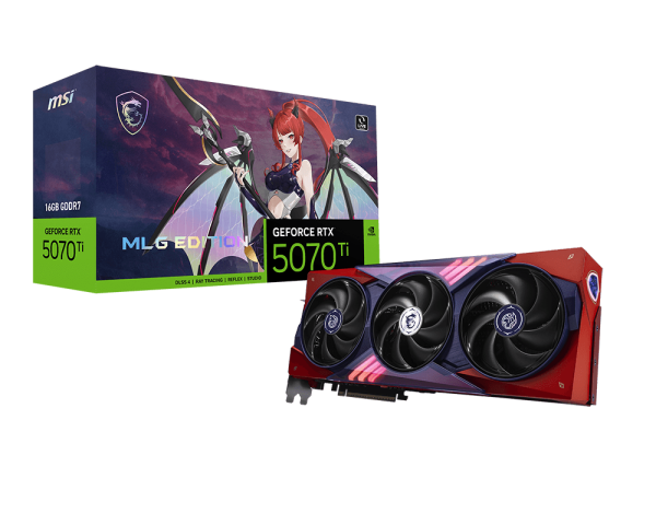 MSI MLG Edition GeForce RTX 5070 Ti Graphics Card