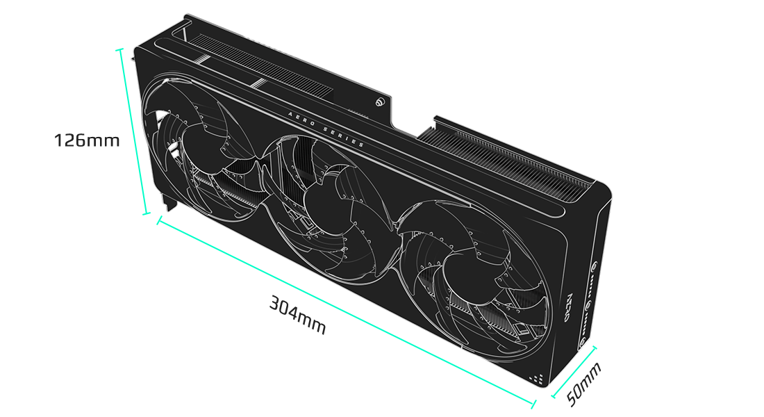 GIGABYTE GeForce RTX™ 5080 AERO OC SFF 16G Video Card