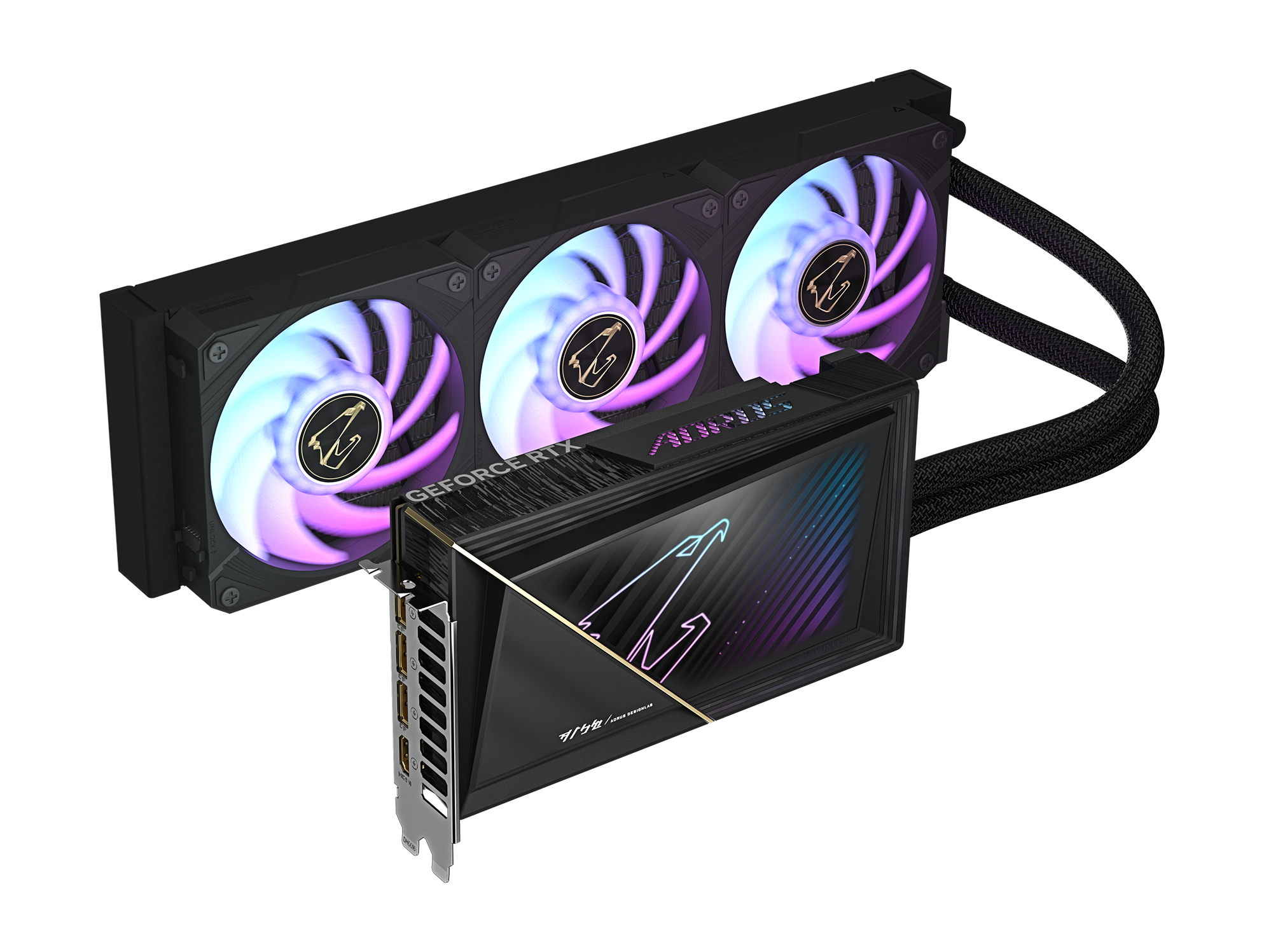 GIGABYTE AORUS GeForce RTX™ 5080 XTREME WATERFORCE 16G Video Card