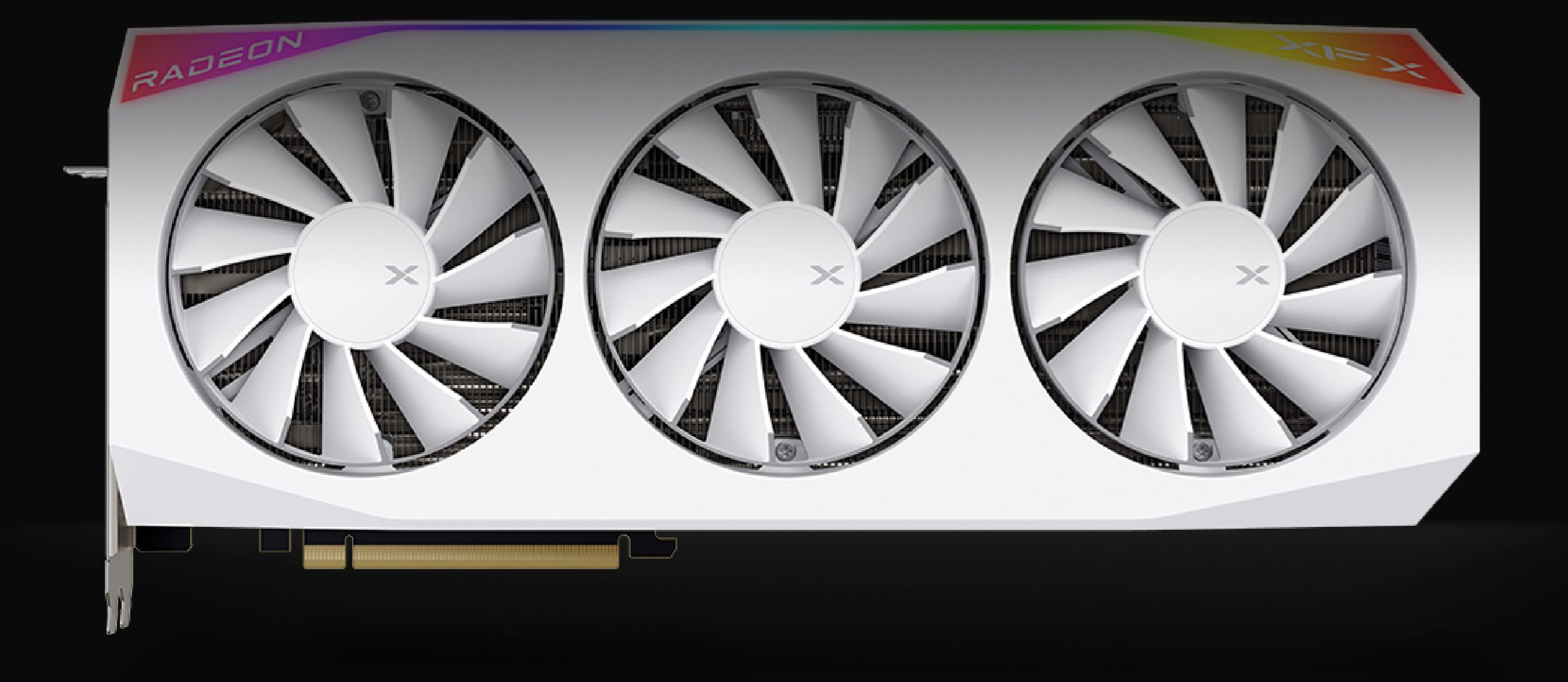 XFX Mercury AMD Radeon RX 9070XT OC White Magnetic Air Edition with RGB Graphics Card
