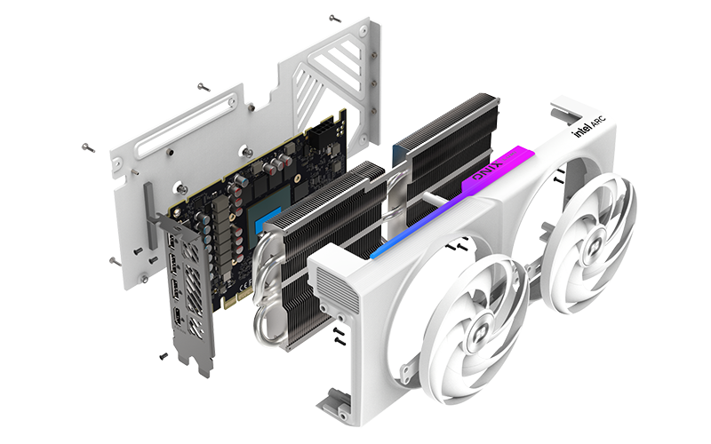 ONIX LUMI Intel® Arc™ B580 GDDR6 OC 12GB Video Card