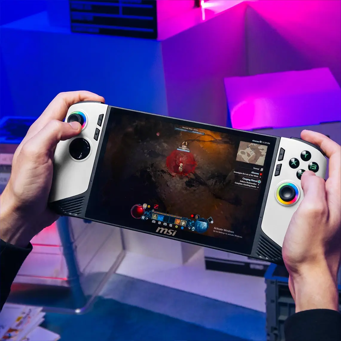 Claw 8 AI+ Polar Tempest Edition A2VM Handheld Gaming Console