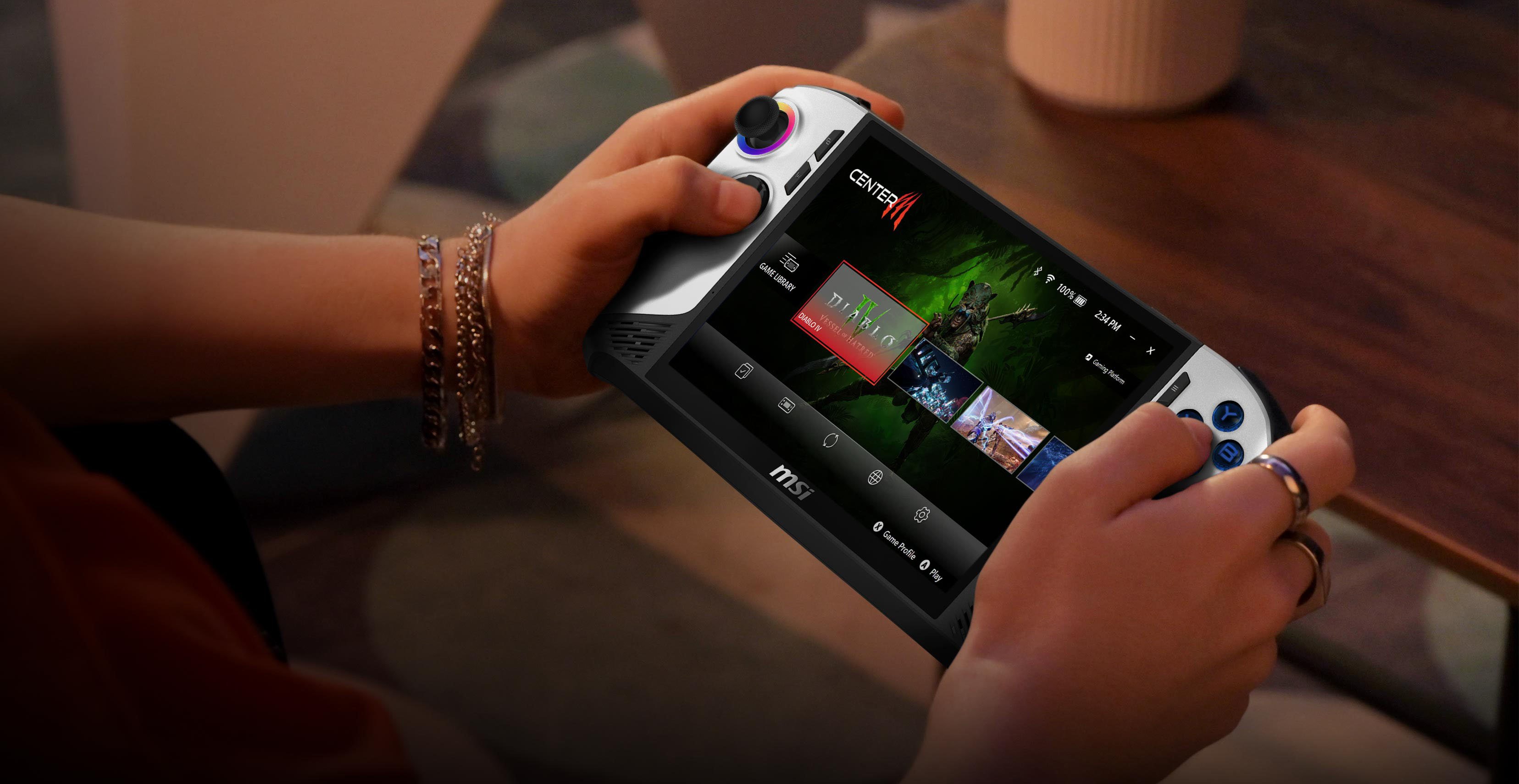 Claw 8 AI+ Polar Tempest Edition A2VM Handheld Gaming Console