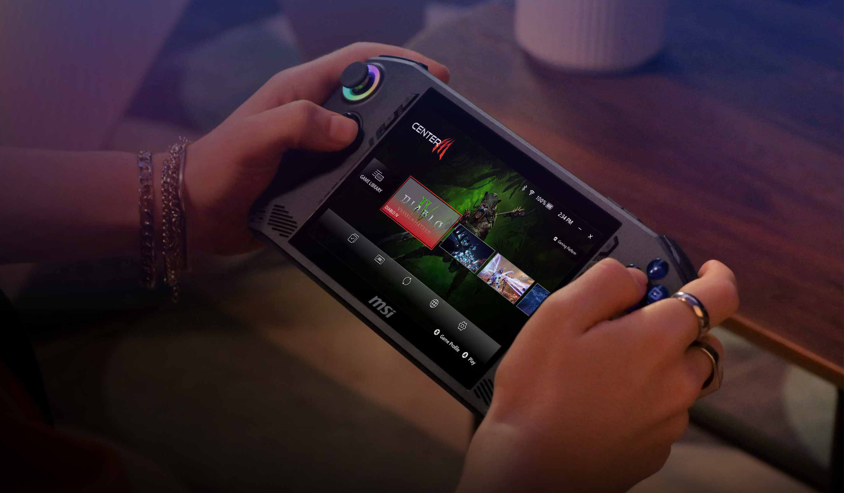 MSI Claw 7 AI+ Handheld Gaming Console