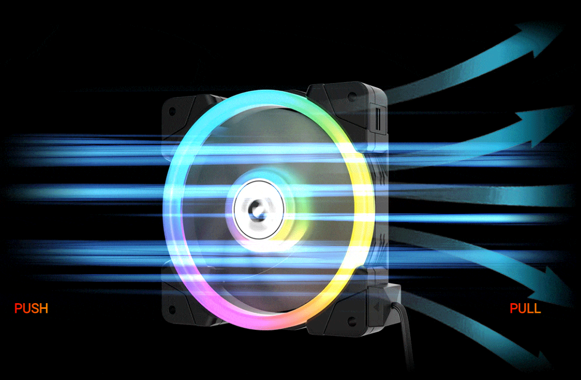 The Ultimate Cooling Performance of an RGB Fan