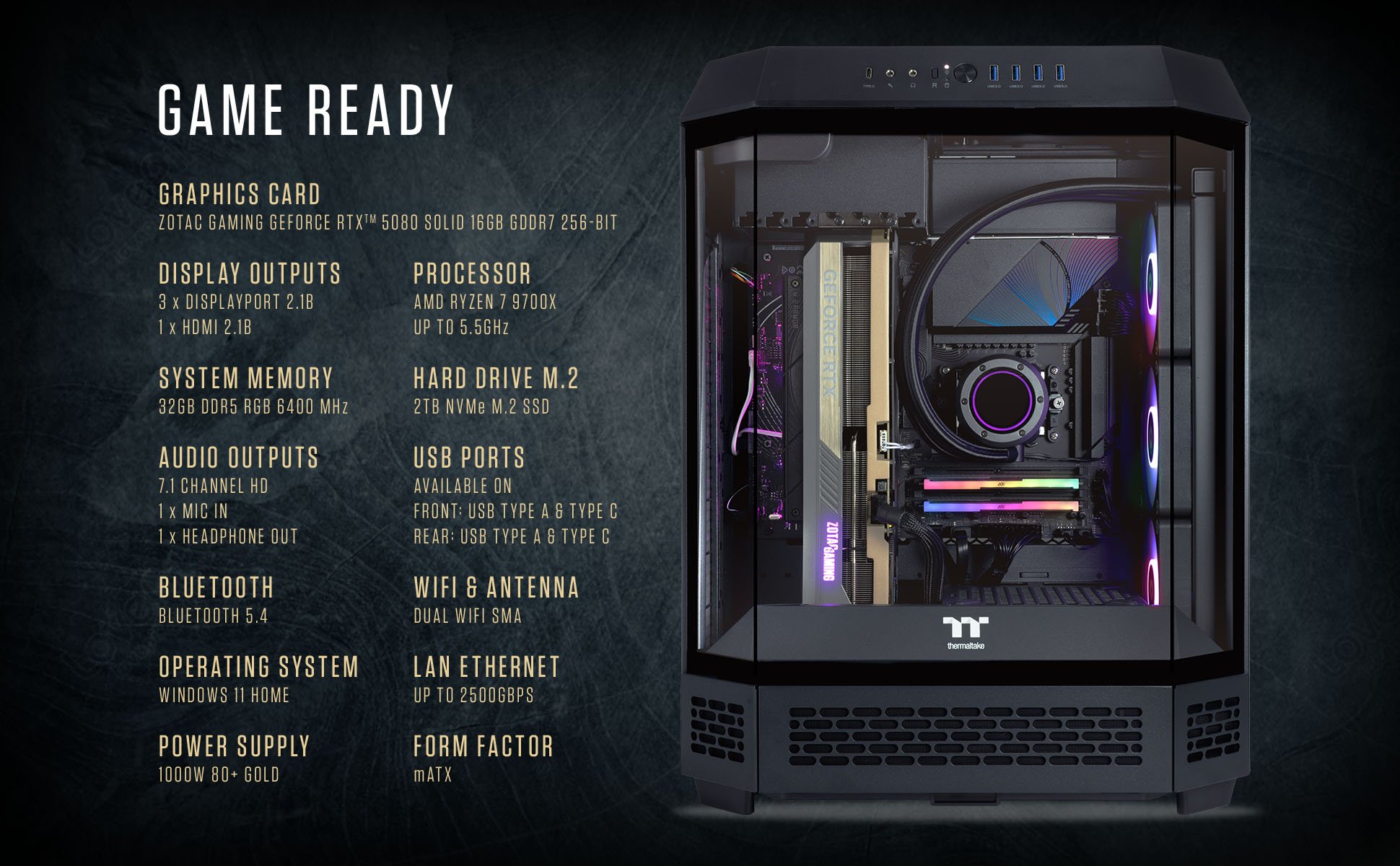 ZOTAC Gaming MEK AI-Enhanced Gaming PC