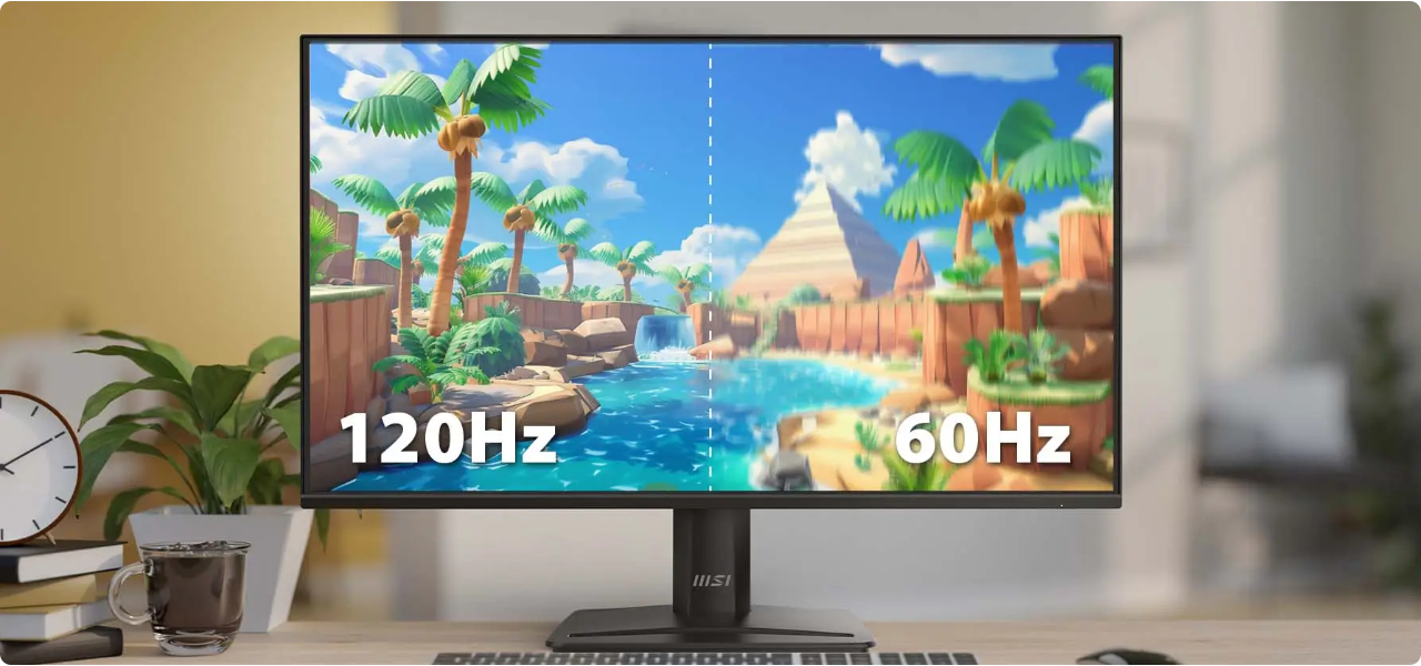 60Hz and 120Hz Comparison