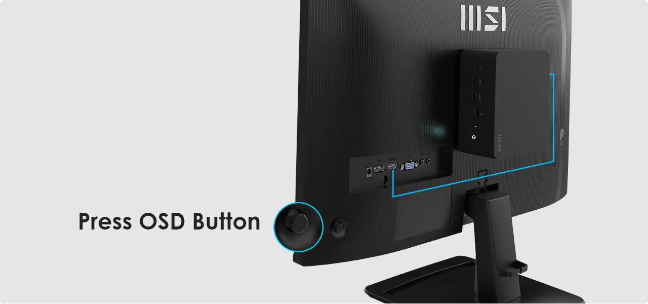 Press OSD Button