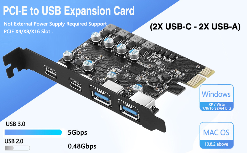 USB 3.0 PCI Express Expansion Card
