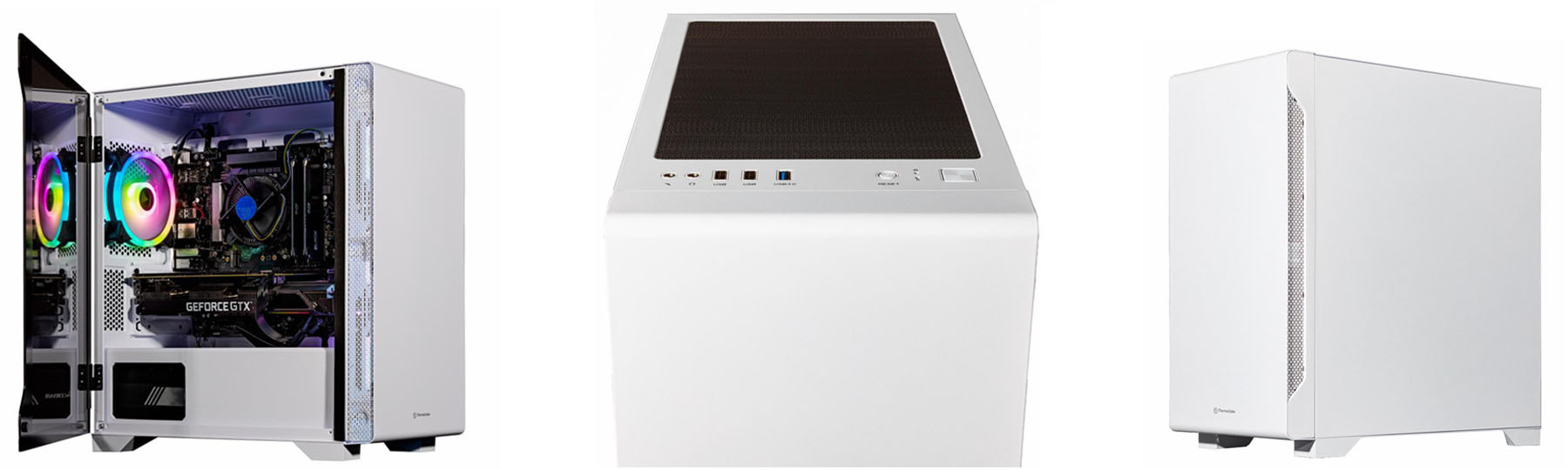 Velztorm Tempix Custom Built Gaming Desktop PC White (Intel i5-10400F 6-Core, 64GB RAM, 1TB SATA SSD, NVIDIA GeForce GTX 1660 Super, Wifi, Bluetooth, 5xUSB 3.0, 1xHDMI, Win 11 Home) 2 image for this item