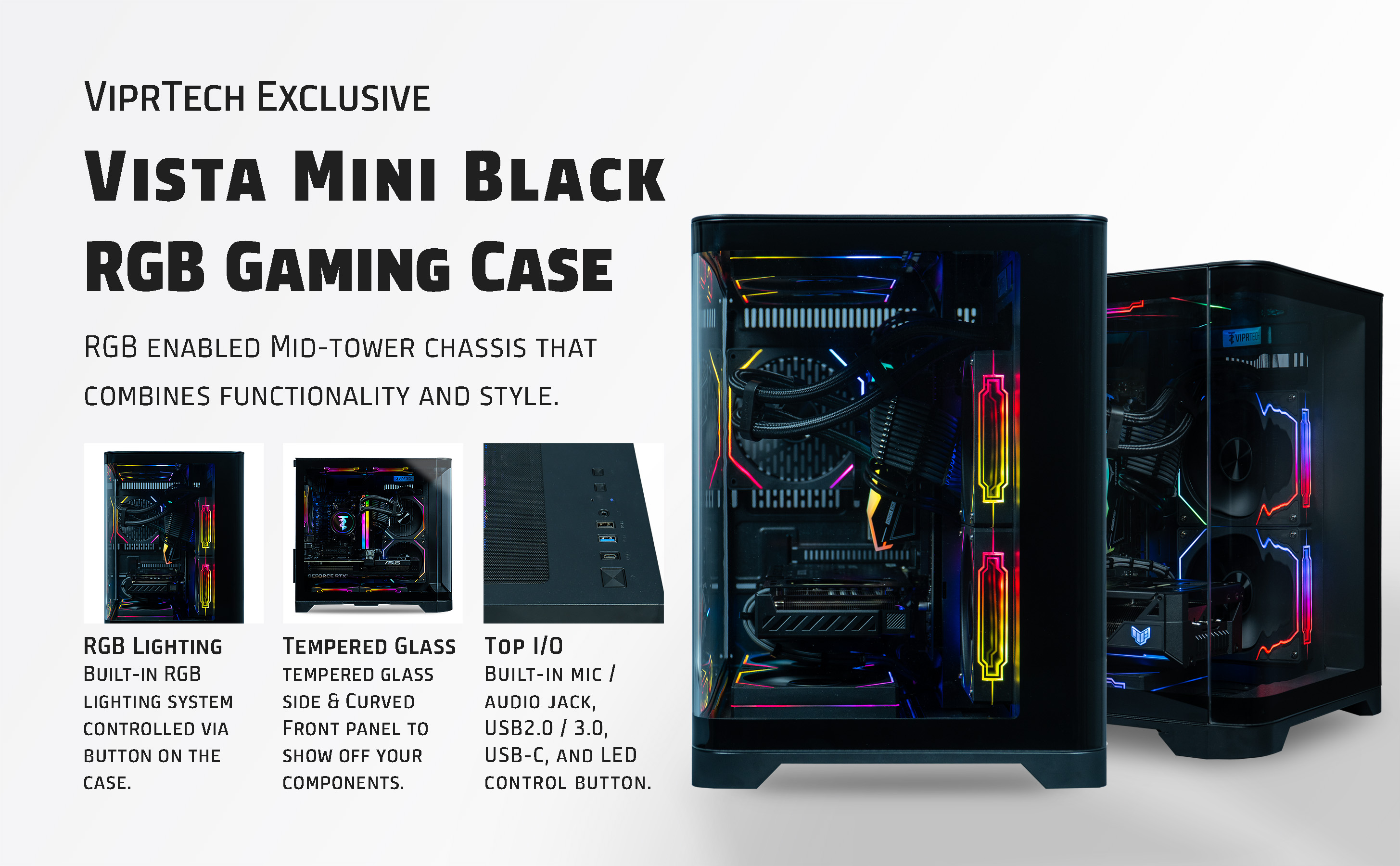 Vista Mini Black Case Specs
