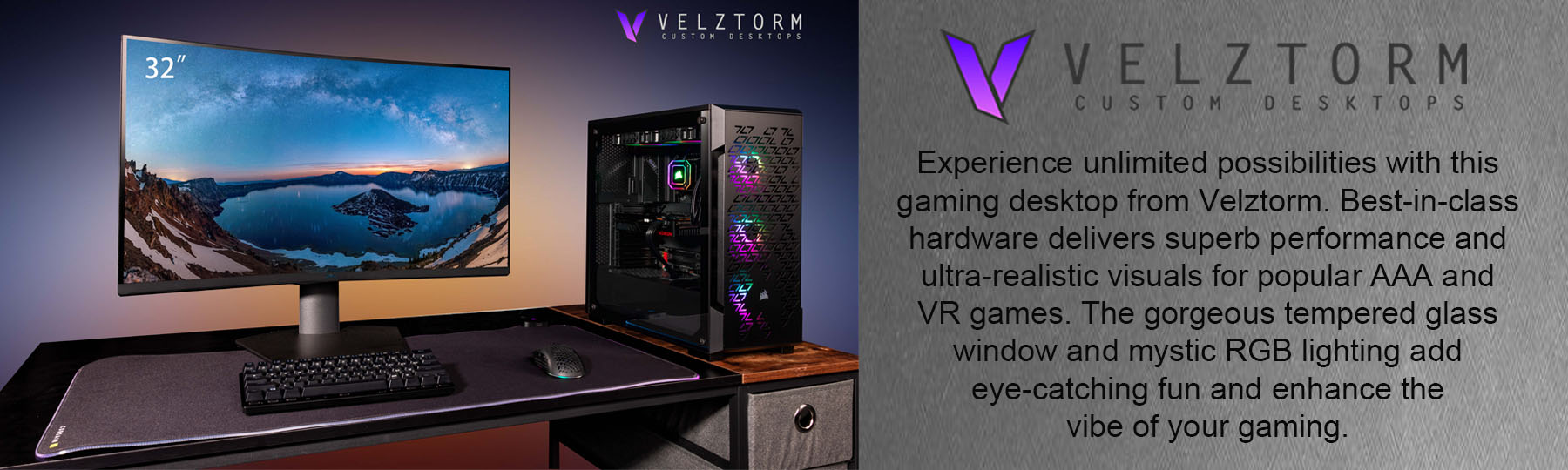 Velztorm Fenrix Prebuilt Gaming Desktop PC Liquid Cooled (Intel i9-12900K 16-Core, Radeon RX 6800 XT 16GB, 16GB DDR4, 2TB PCIe SSD + 2TB HDD, RGB Fans, 750W PSU, WiFi 6, BT 5.2, RJ-45, Win10P) 5 image for this item