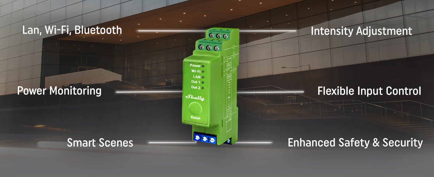 Shelly Pro Dimmer 2 - Product Features
