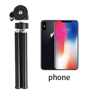 Tripod with clamp is Compatible with most phone