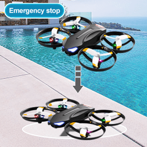 4DRC V16 Mini Drone with 1080P Camera, Quadcopter with dazzling lights, Christmas toy gift for kids