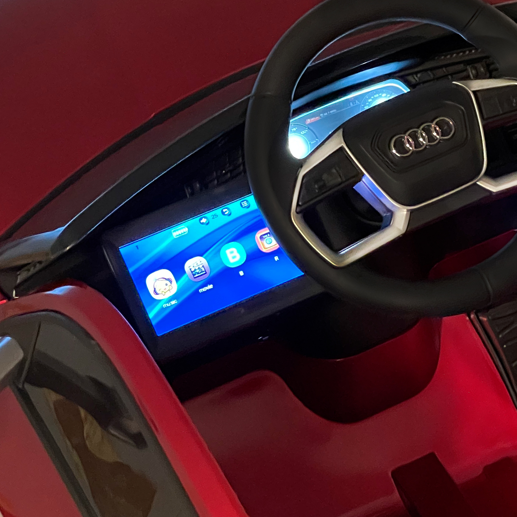 mp4 touchscreen , ride on car with music, ride on car with mp4, electric car with mp4, kids car