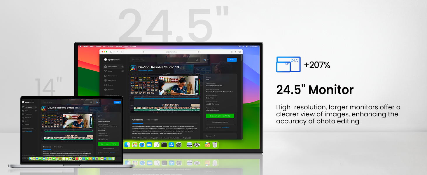 24.5inch monitor