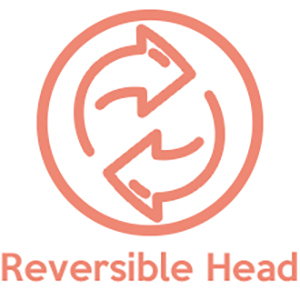 reversible head