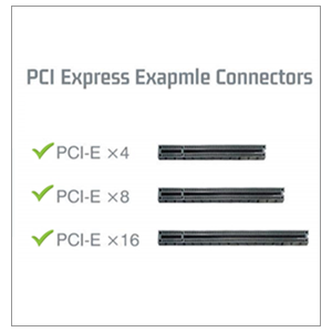 Supports PCI-Express X4, X8, X16 slots.