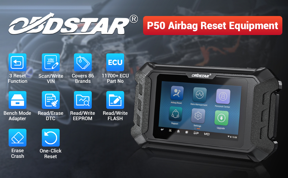 OBDSTAR P50 Highlights: