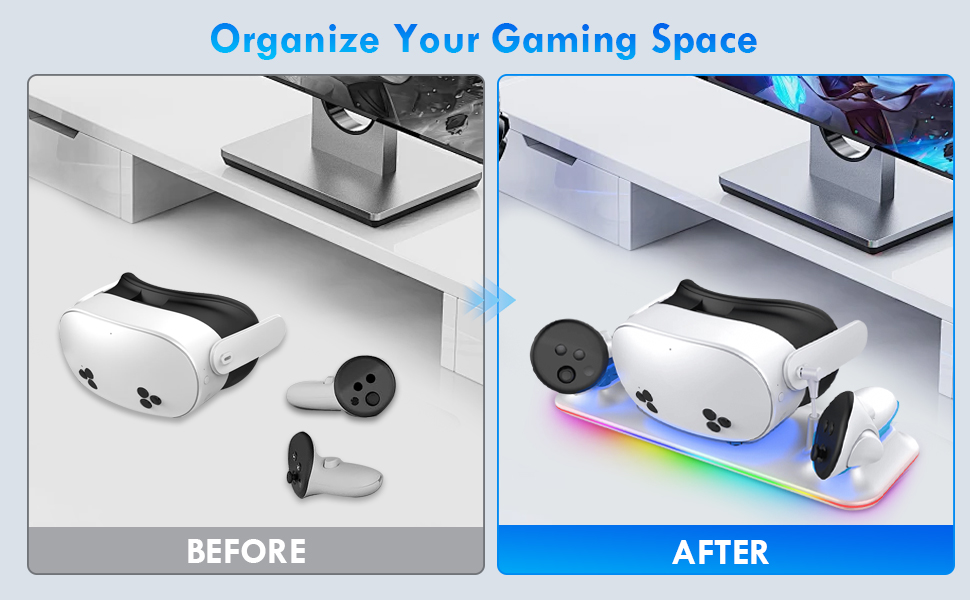 this charging dock can organize your gaming space