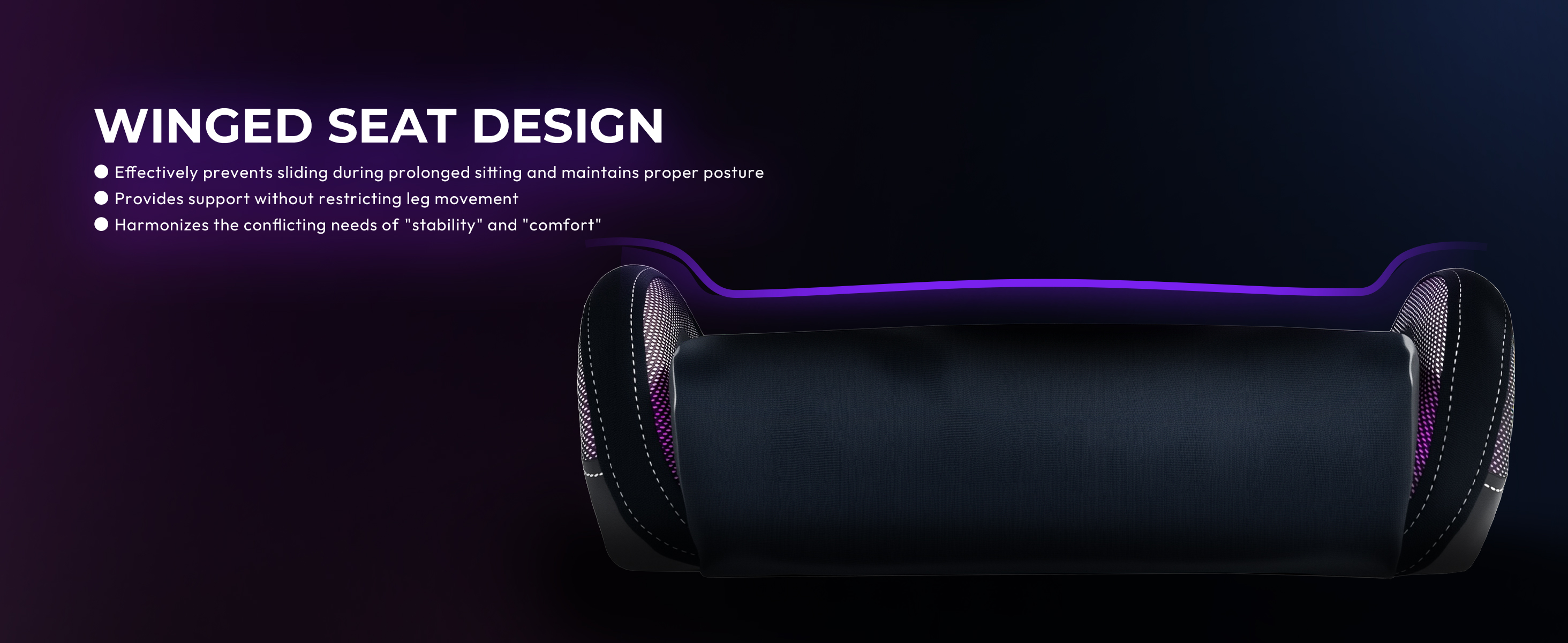 WINGED SEAT DESIGN