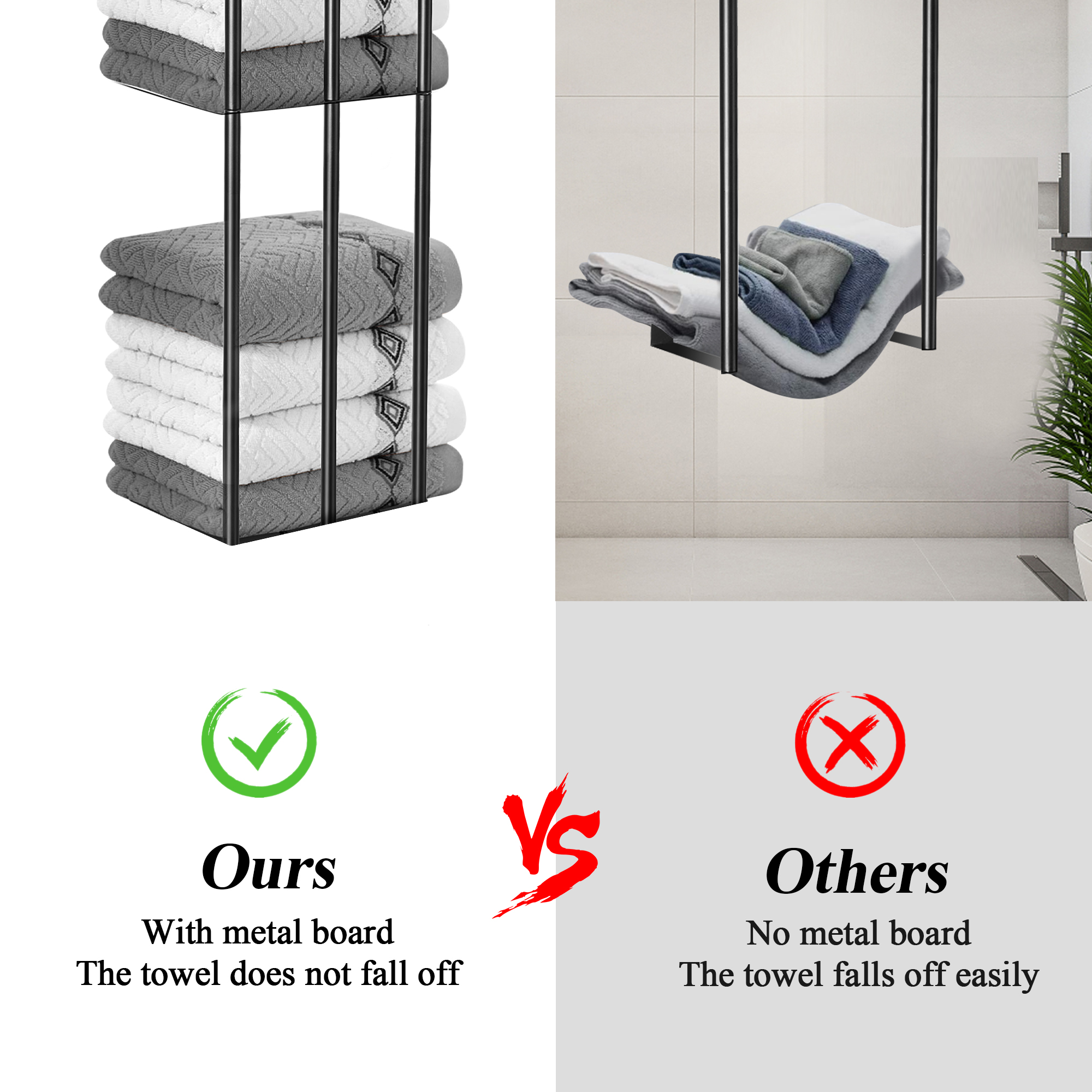 Excellent Stability Towel Rack