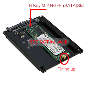m.2 ngff to sata converter adapter 2.5inch