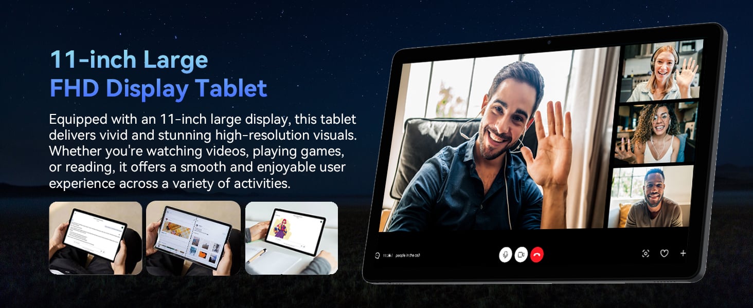 11 Inches FHD Screen