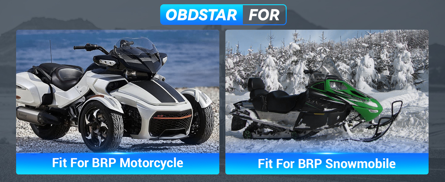 OBDSTAR iScan BRP(Can-am) SUPPORTED List
