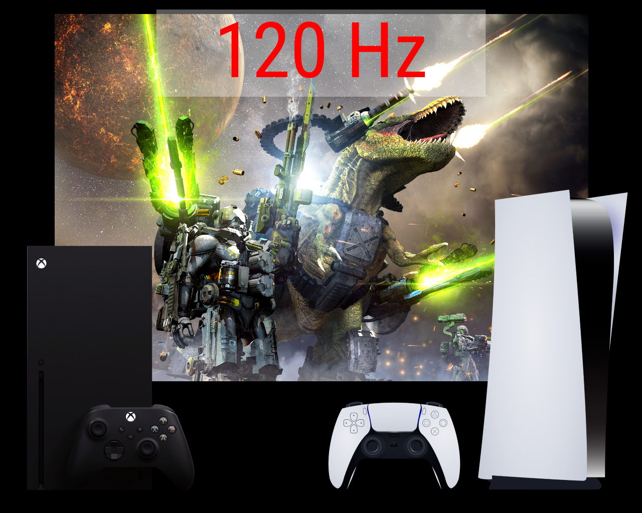 Xbox Series X, Playstation 5, 120Hz