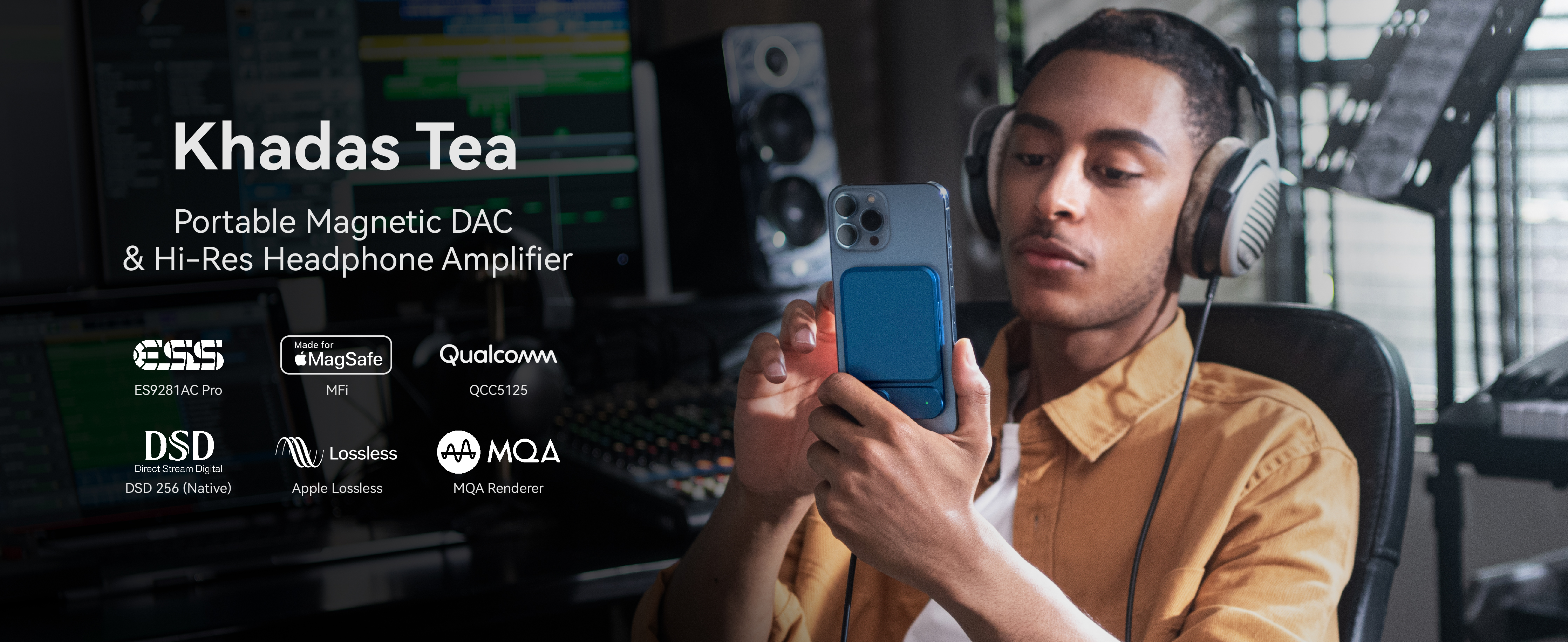 Khadas Tea Portable Magnetic DAC& Main Features