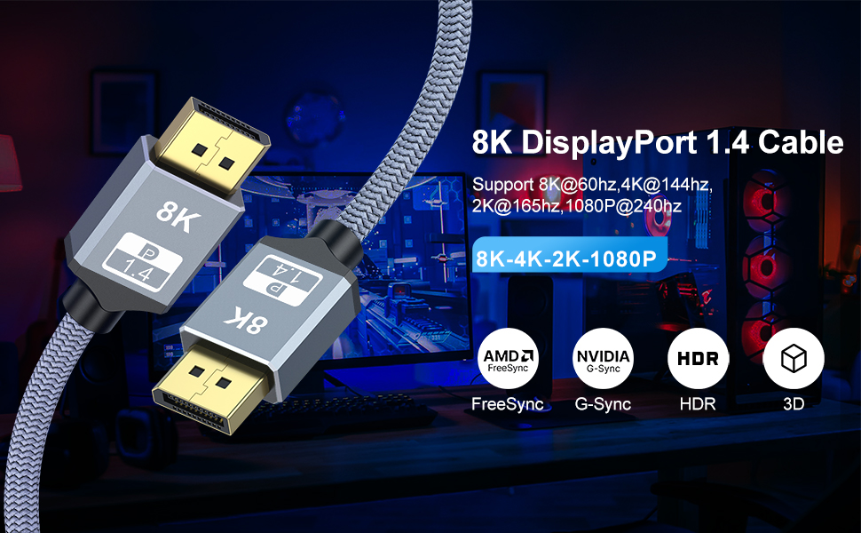 Conquer every enemy,even at soaring speeds: 4K@144Hz/120Hz and 2K@240Hz high refresh rates, lag and