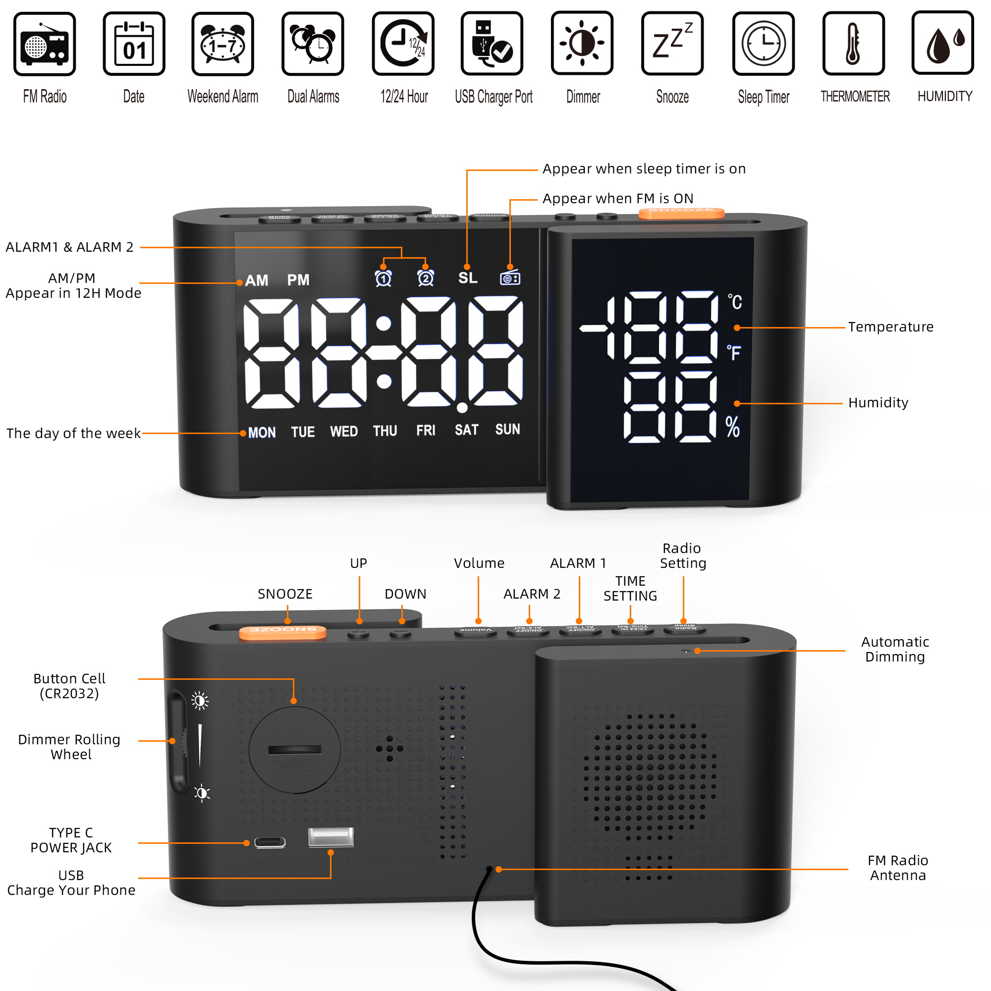 Alarm clock feature