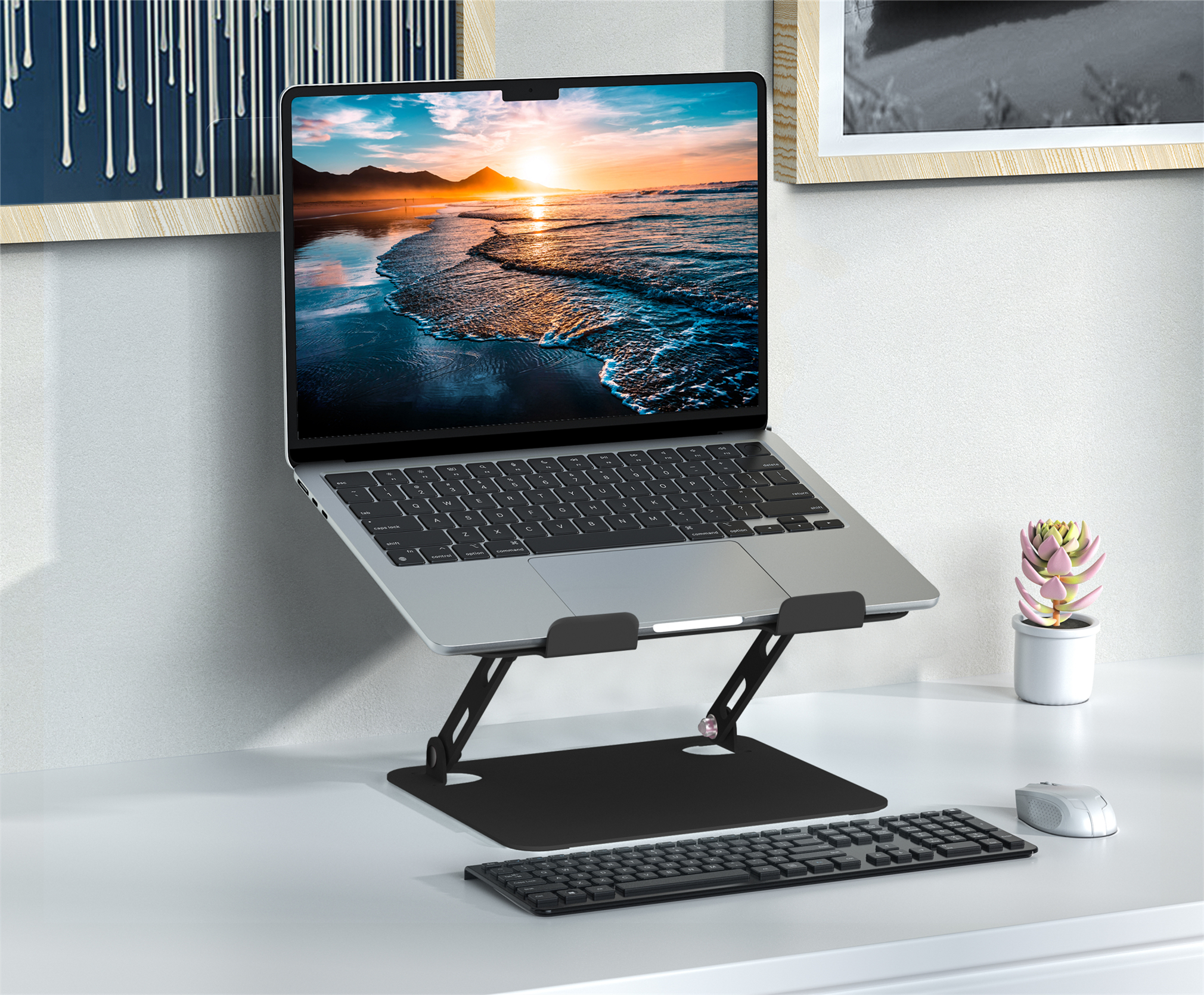 Adjustable & Foldable Laptop Stand for Desk