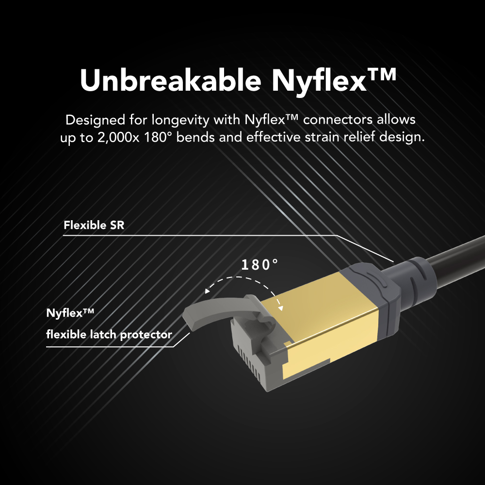 PREMIUM Lite Nyflex Cat.6A Patch Cord 02