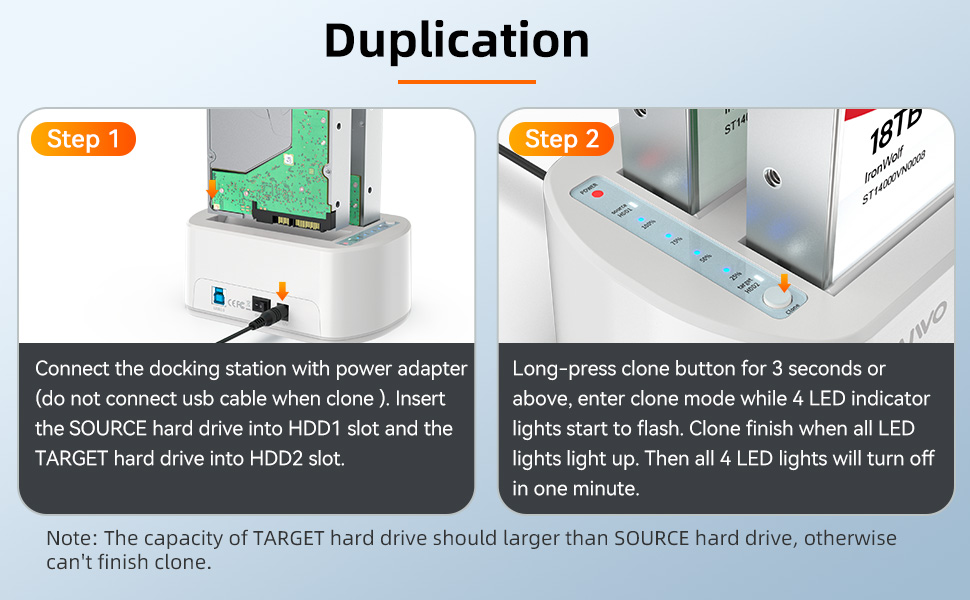 sata hard drive duplicator cloner