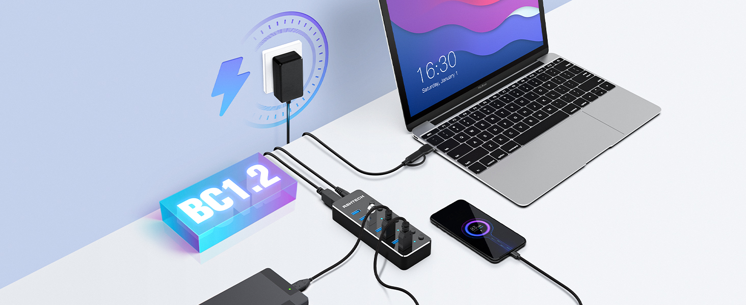 POWERED USB HUB