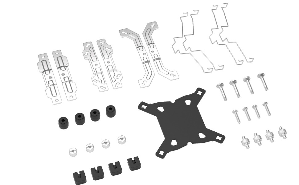 lga easy screw bracket am4 intel spacer mount
