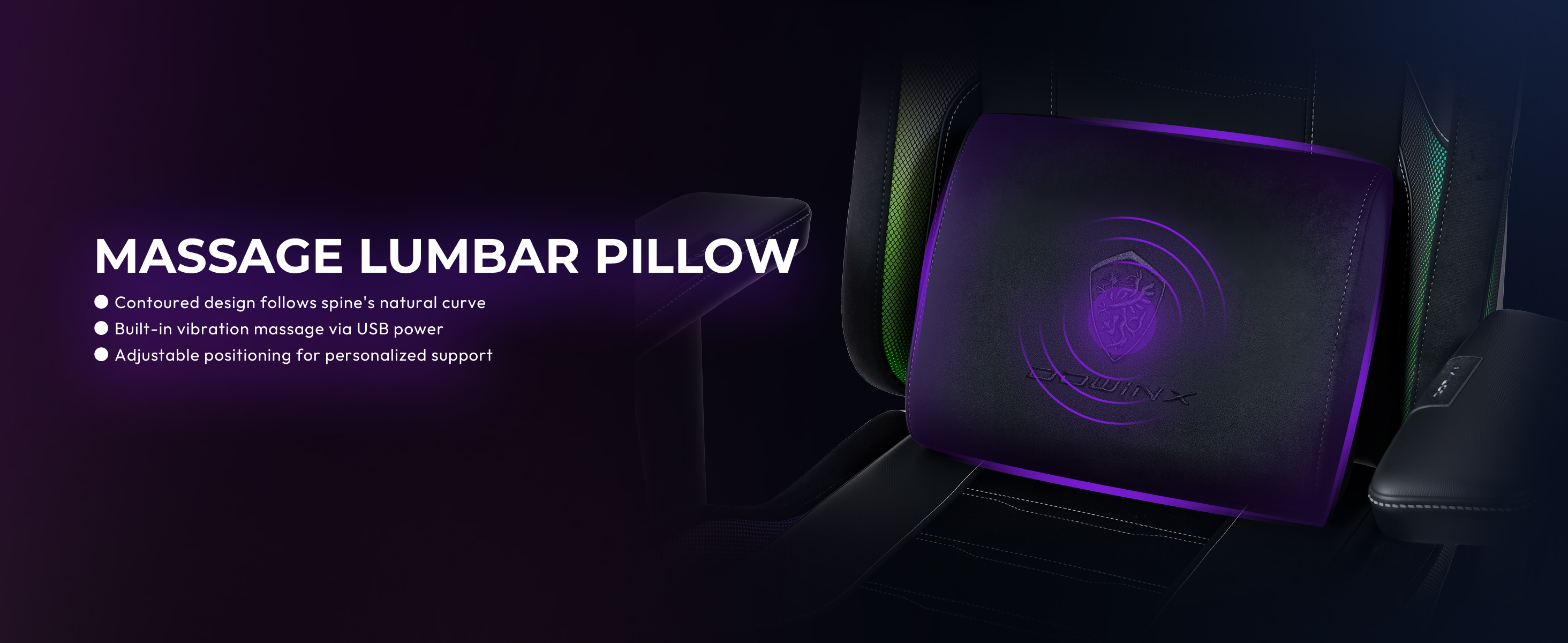 MASSAGE LUMBAR PILLOW
