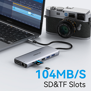 SD/Micro SD+2x USB 3.0 + 2x USB 2.0