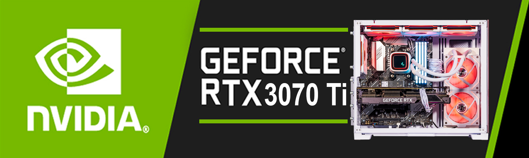 GeForce RTX 3070 Ti Dedicated Graphics, VR Ready 8GB GDDR6X PCIe 4.0, DirectX 12, VR Ready, G-SYNC