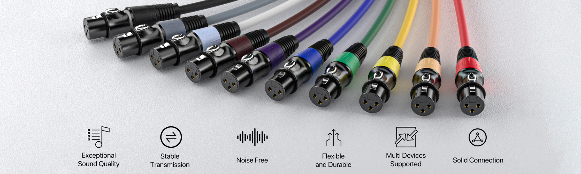 Professional XLR Microphone Cables