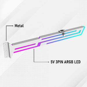 ARGB GPU Support Bracket, GPU Brace Support