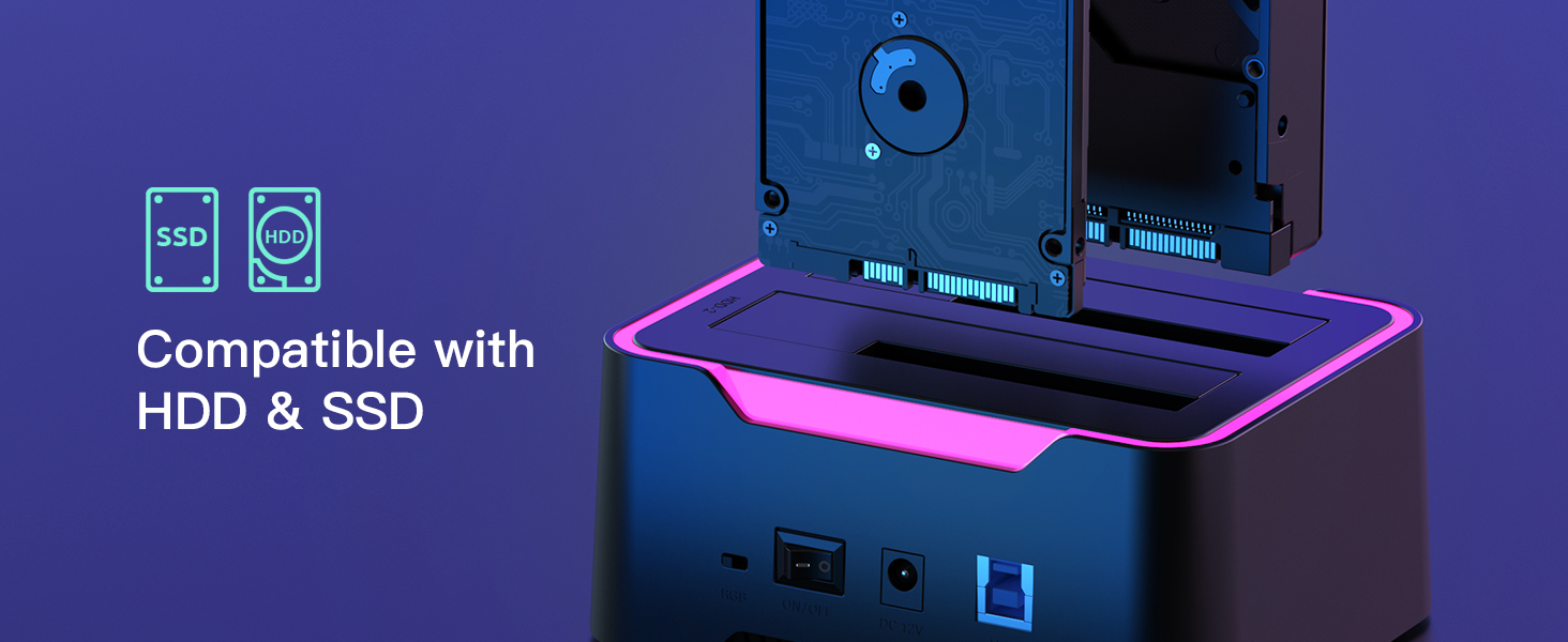 Devices Connect Freedom: This Dual-Bay hard drive enclosure is designed to work with a variety of de