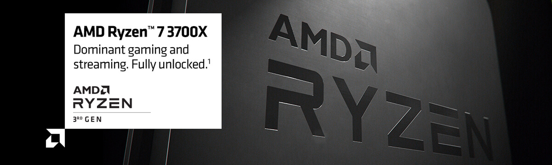 3rd Gen AMD Ryzen 7 3700X 3.60GHz Processor (upto 4.4 GHz, 32MB Cache, 8-Cores, 16-Threads)