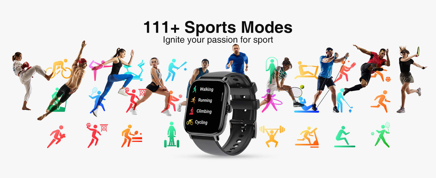 More sports modes are available in the "FitCloudPro" APP