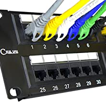 NewYork Cables CAT6 Ethernet Patch Cable RJ45 Pure Bare Copper LAN Network Internet Patch Cord 10-Pack Yellow 10ft. 8 image for this item