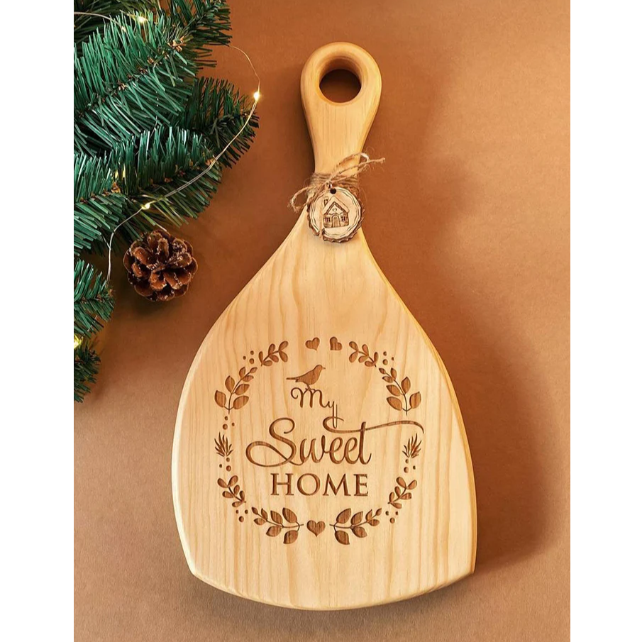 You can apply laser engraving to every corner of your life, such as kitchen cutting boards or exquis